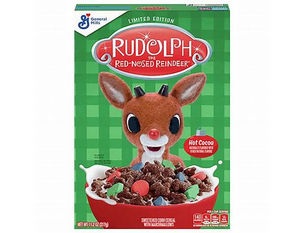 Rudolph the red nosed reindeer hot cocoa cereal food facts