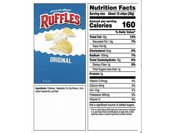 Ruffles ingredients