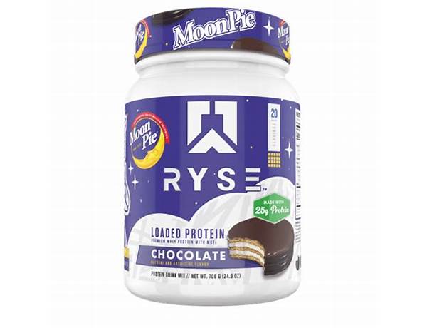 Ryse moon pie protein powder food facts