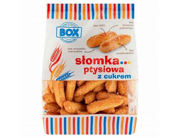 Słomka ptysiowa z cukrem ingredients