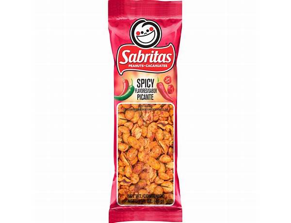 Sabritas spicy flavored food facts