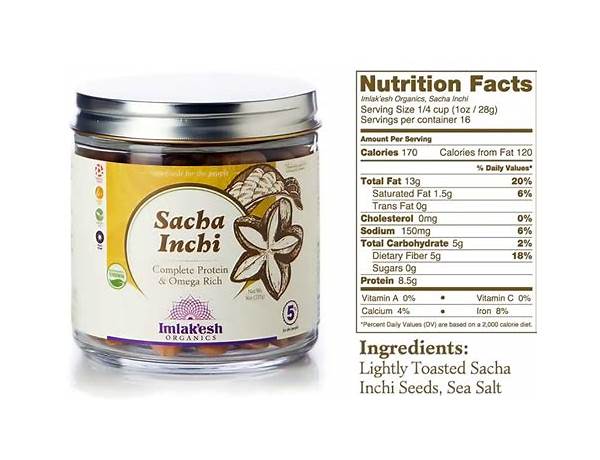 Sachs inchi ingredients