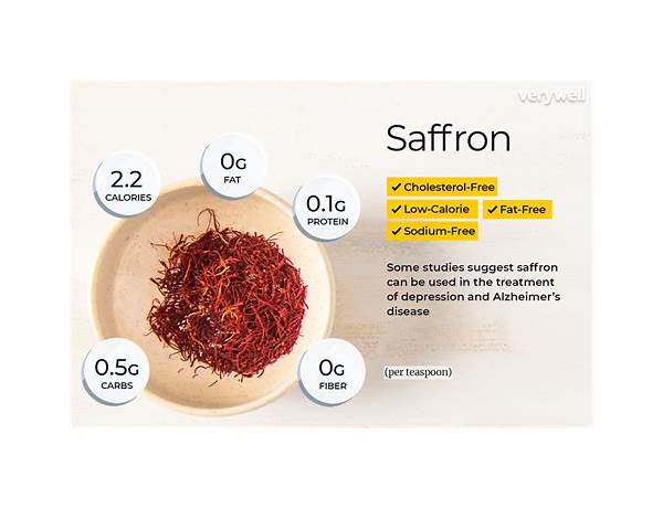 Saffron food facts