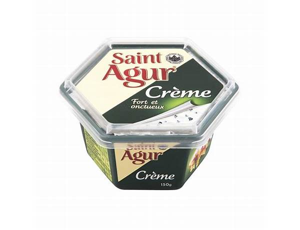 Saint agur crème ingredients