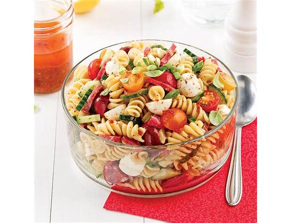 Salade  et penne à l’italienne ingredients