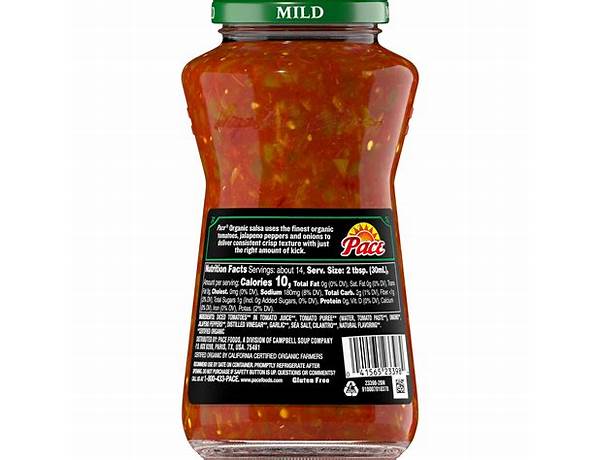 Salsa picante food facts