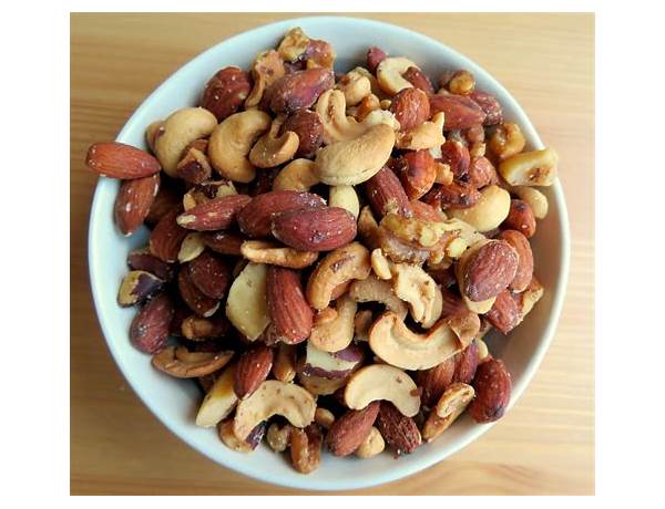 Salted mixed nuts ingredients