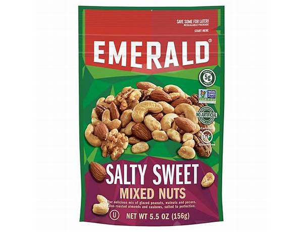 Salty sweet mixed nuts food facts