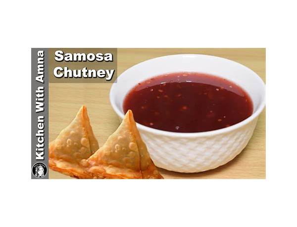 Samosa chutney ingredients