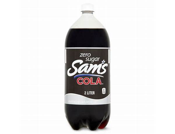 Sams zero surgar cola food facts