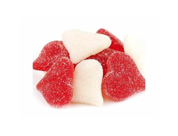 Sanded gummi hearts nutrition facts