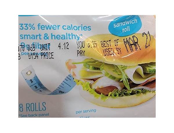 Sandwich rolls nutrition facts