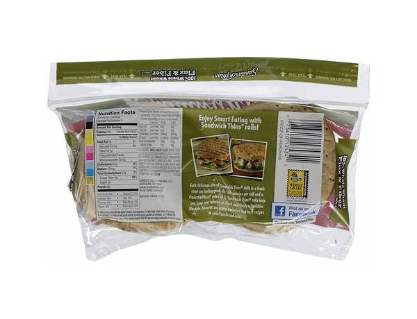 Sandwich thins ingredients