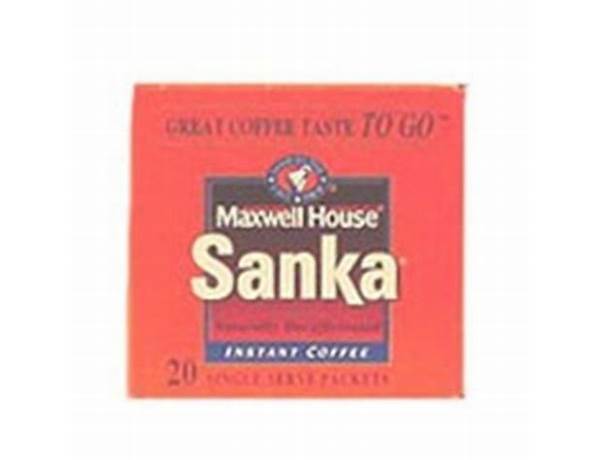 Sanka instant coffee nutrition facts