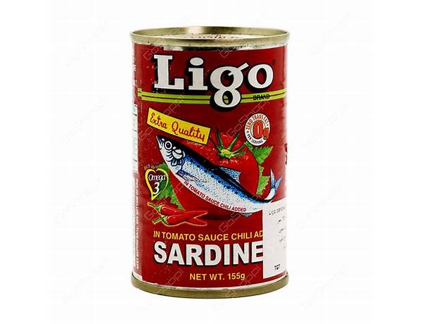 Sardines in tomato sauce with chili added pack food facts