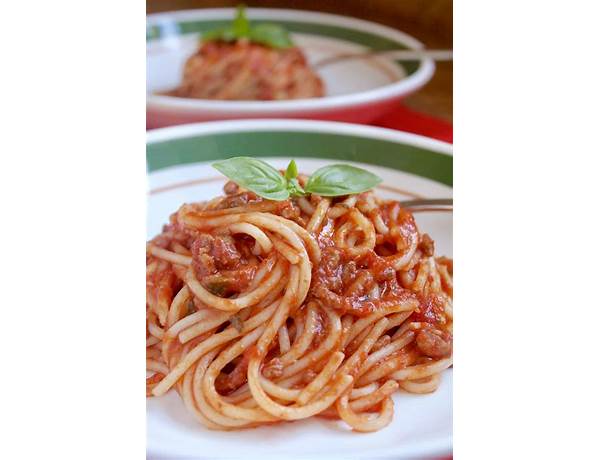 Sauce  spaghetti ingredients