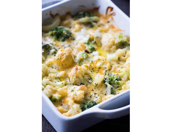Sauced cheesy broccoli, cauliflower & carrots food facts
