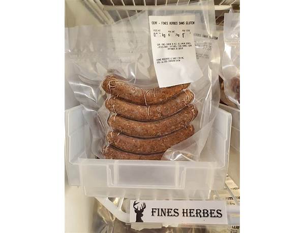 Saucisse fine herbes food facts