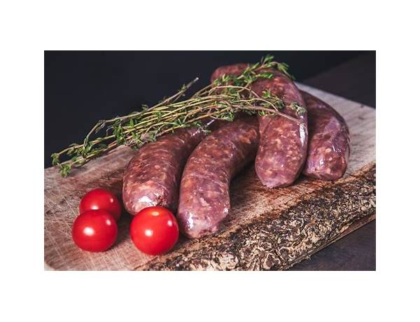 Saucisse fine herbes ingredients