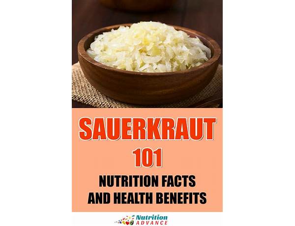 Sauerkraut food facts
