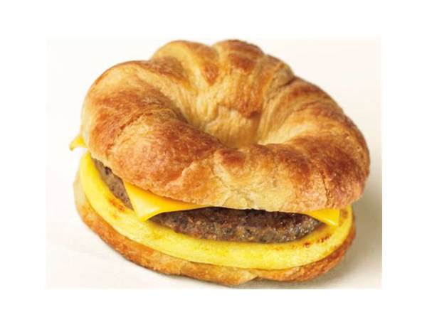 Sausage, egg and cheese croissant food facts