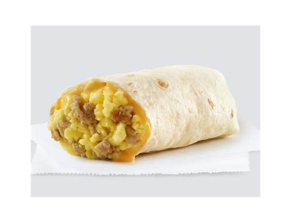 Sausage egg and cheese burrito food facts