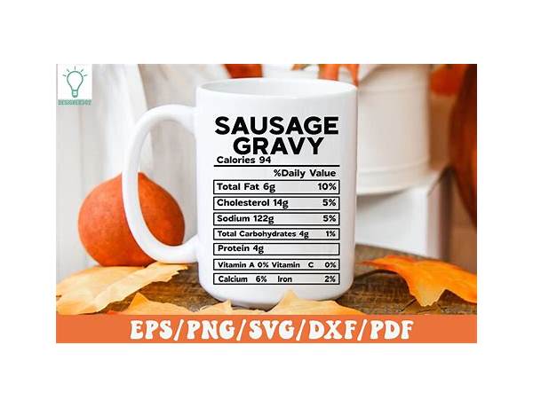 Sausage gravy food facts