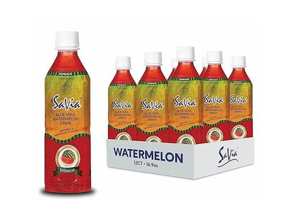 Savia select aloe vera drink watermelon food facts