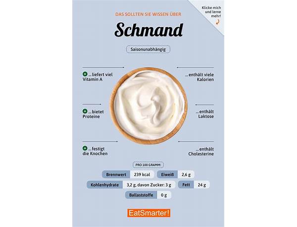Schmand food facts