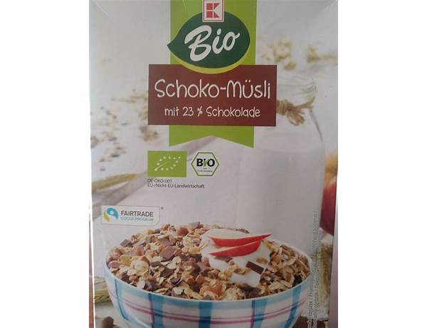 Schoko müsli food facts