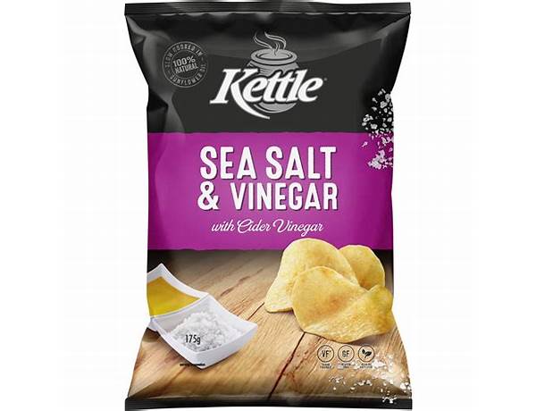 Sea salt and vinegar crisps food facts