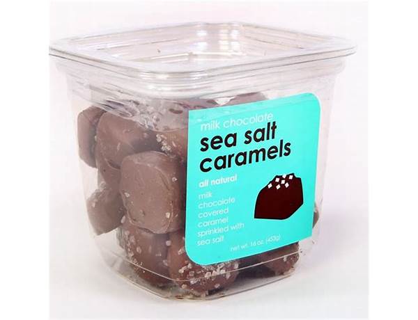 Sea salt caramel chocolate food facts