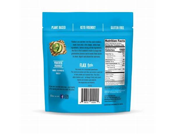 Sea salt flackers nutrition facts