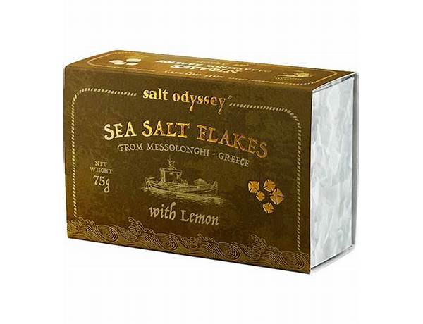 Sea salt flakes- salt odyssey ingredients