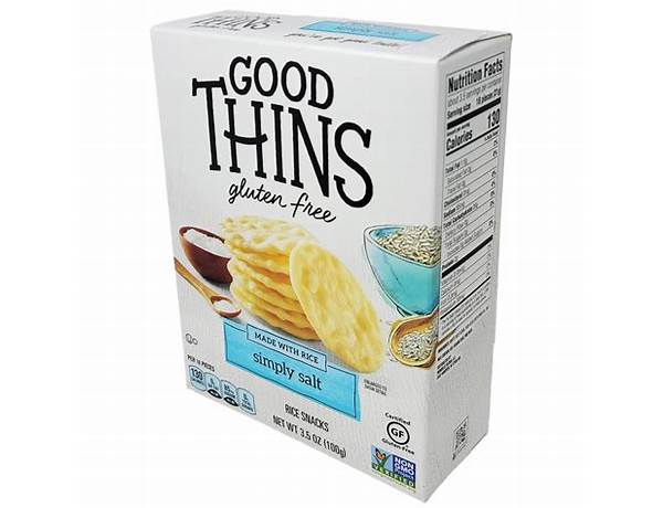 Sea salt good thins food facts