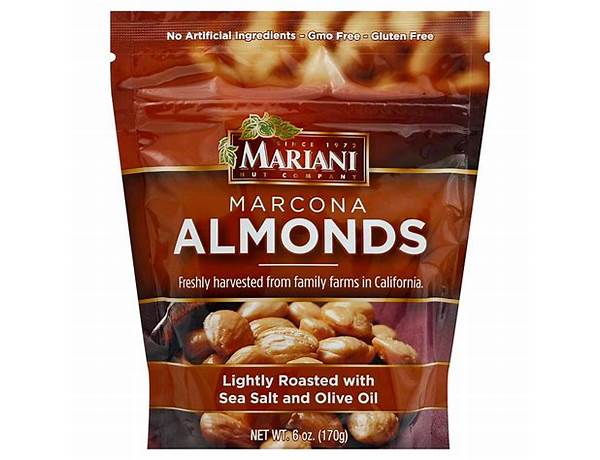 Sea salt marcona almonds food facts