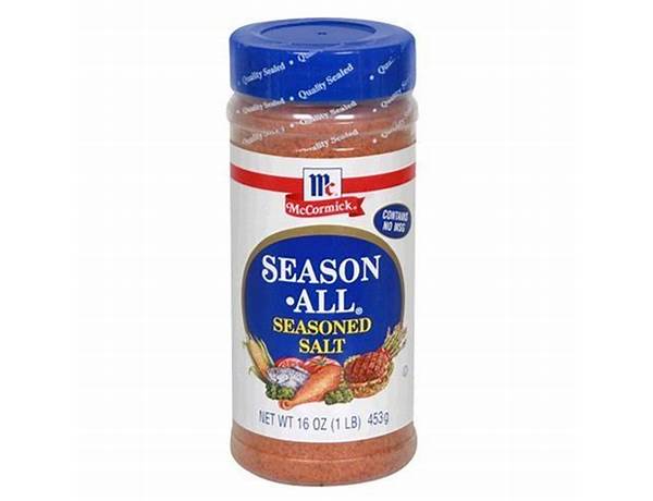 Season all seasoned salt food facts