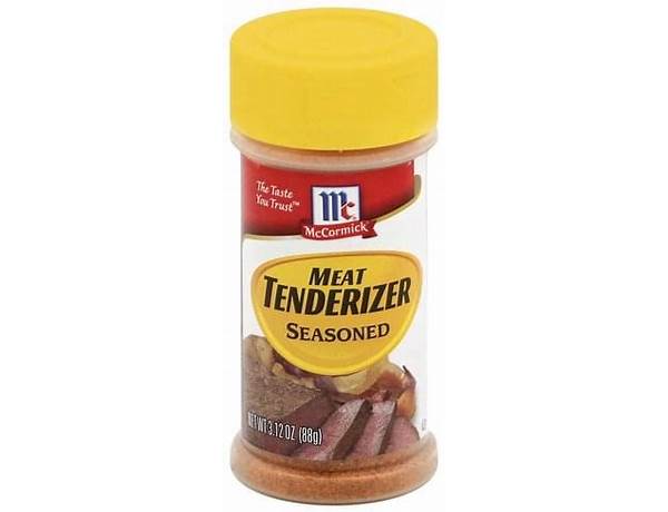 Seasoned meat tenderizer food facts