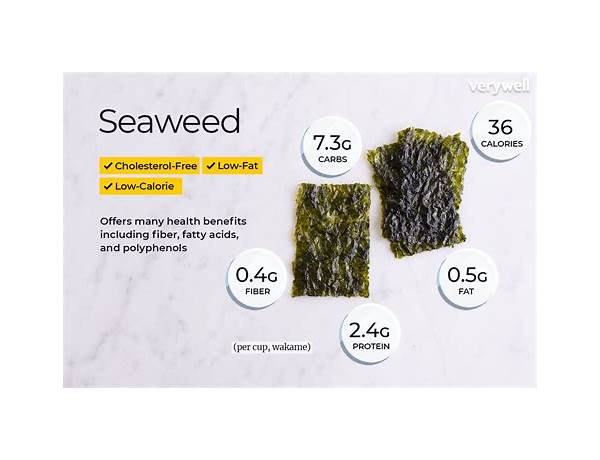 Seaweed sprinkle food facts