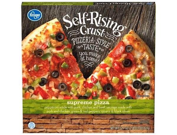 Self-rising crust pizza food facts