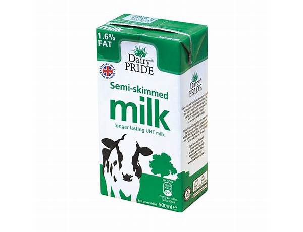 Semi skimmed british milk food facts