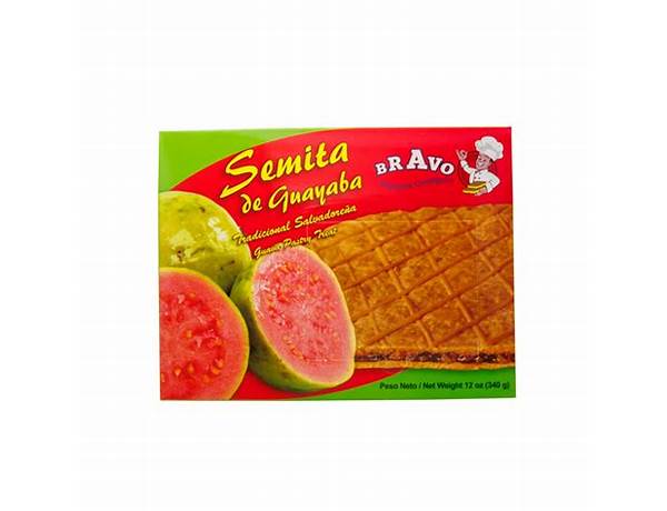 Semita de guayaba guava pastry treat food facts