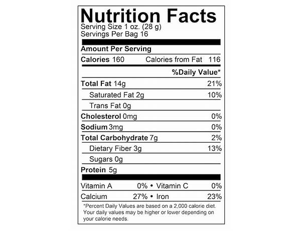 Sesame bits snacks nutrition facts