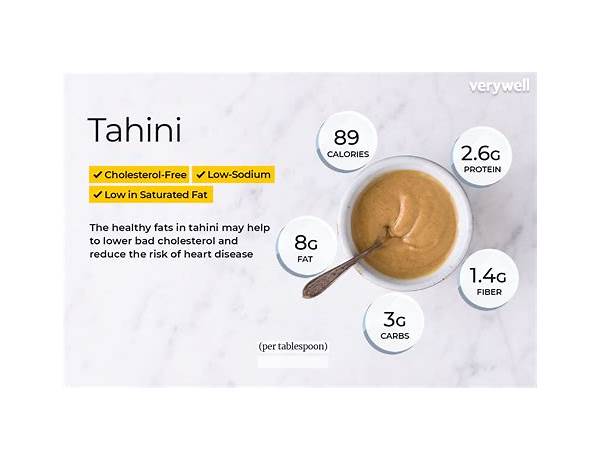 Sesame tahini food facts