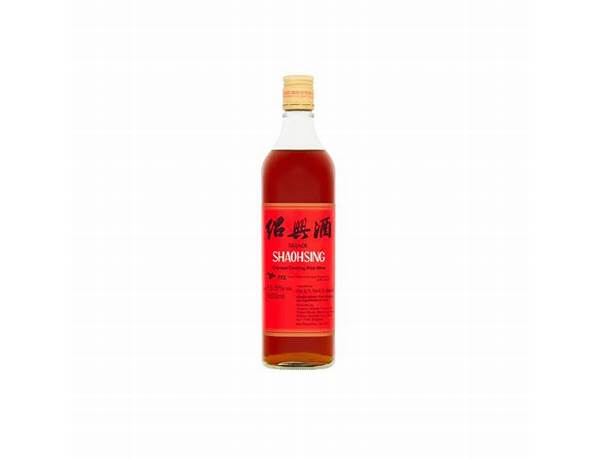 Shaohsing rice cooking wine nutrition facts