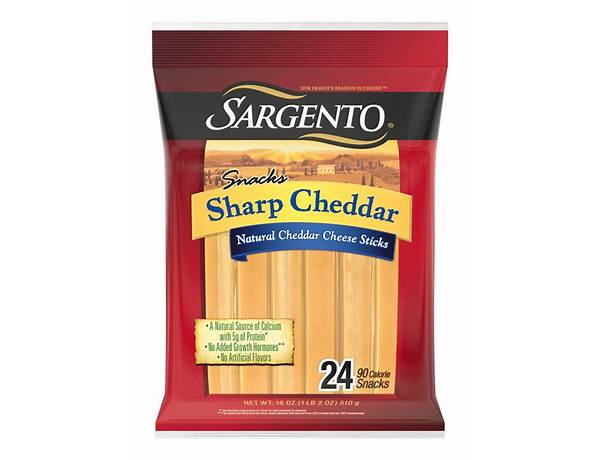 Sharp cheddar cheese stick ingredients