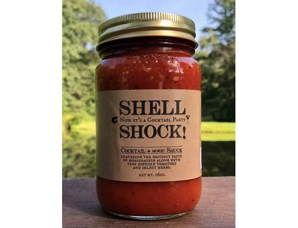 Shell shock cocktail saucr food facts