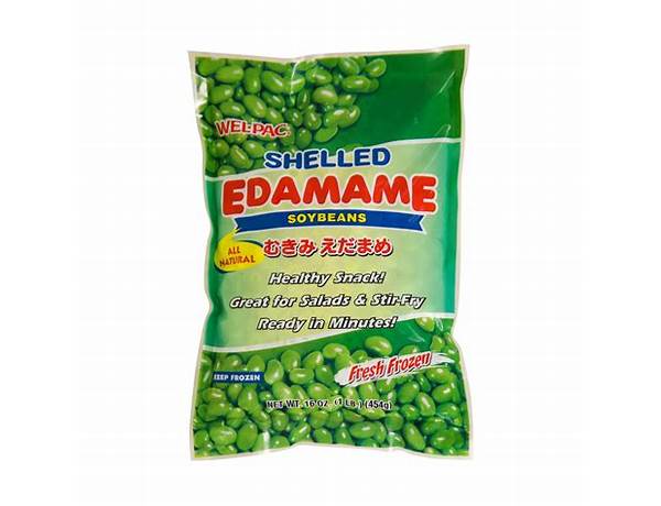Shelled edamame. frozen food facts