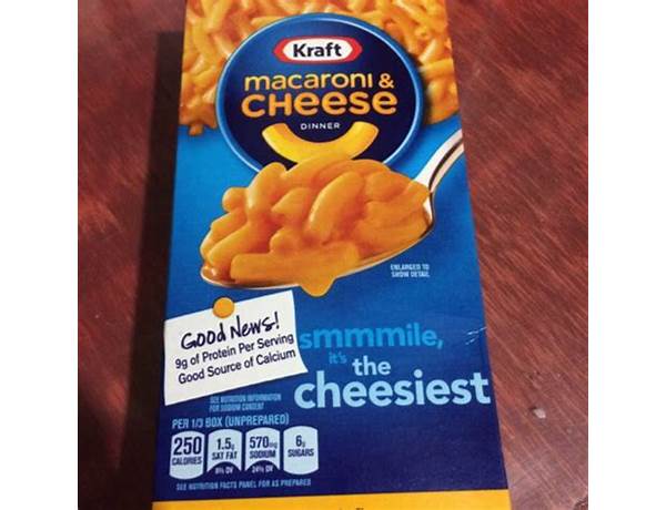 Shells and chesse mac and cheese food facts