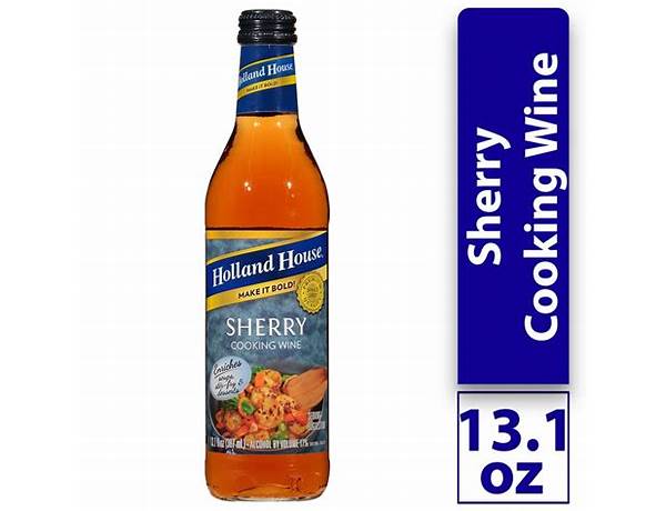 Sherry cooking wine food facts